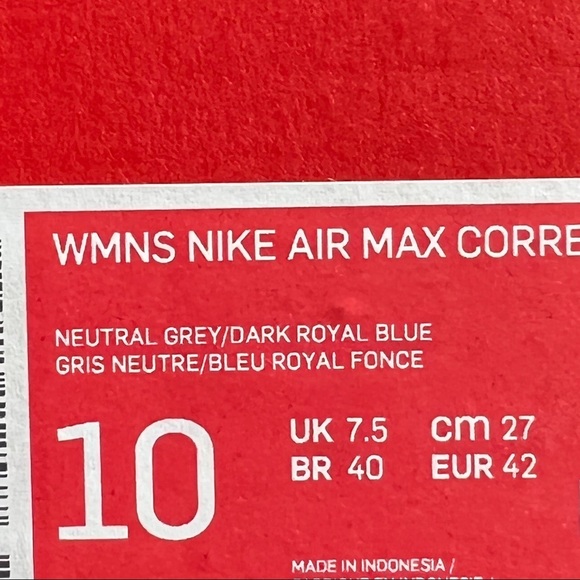 NWT Nike Air Max Correlate Women’s Shoes - Picture 8 of 8
